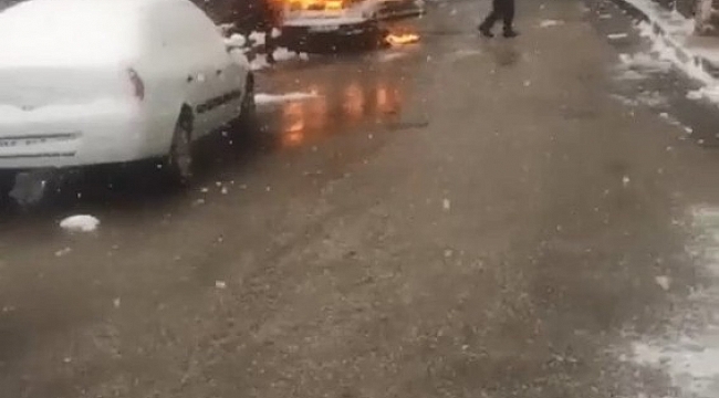 Patlama sesinin ardından küle döndü