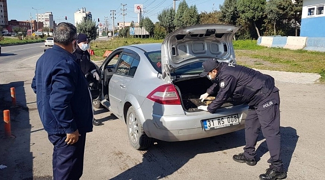 Payas'ta trafik ve asayiş uygulaması