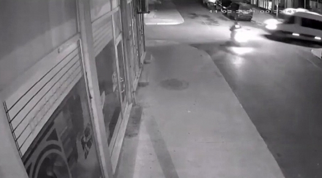 Pendik'te feci motosiklet kazası kamerada