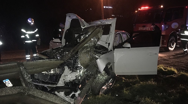 Polisin alkollü kazazede ile imtihanı