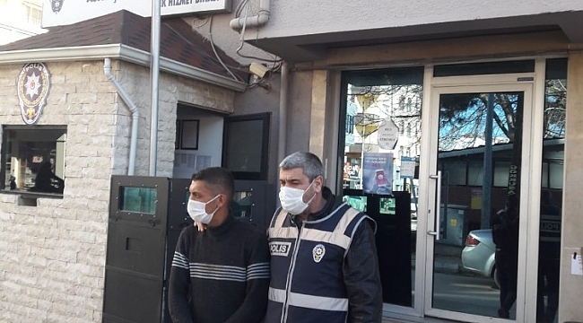 Rögar kapağı hırsızı suçüstü yakalandı