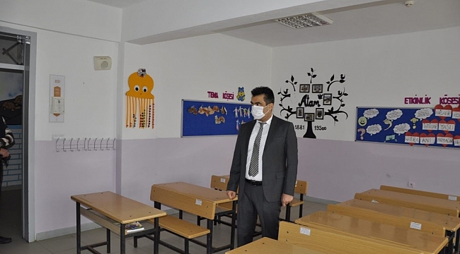 Safranbolu'da köy okulları yüz yüze eğitime hazır