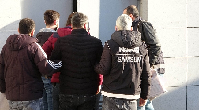Samsun merkezli suç örgütüne şafak operasyonu: 57 gözaltı