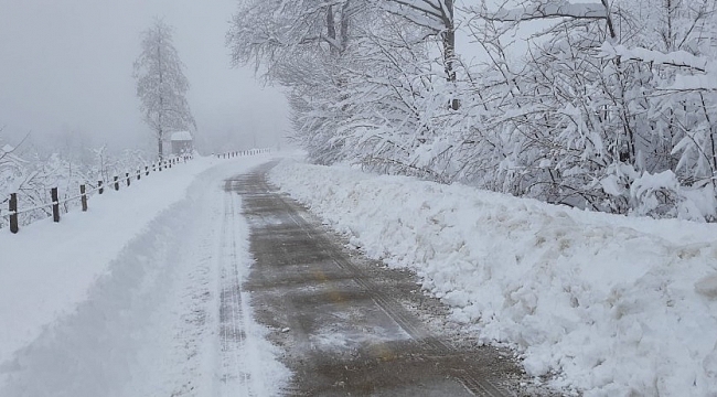 Samsun'da 263 kırsal mahallenin yolu kapalı