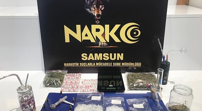 Samsun'da uyuşturucu operasyonu: 11 gözaltı