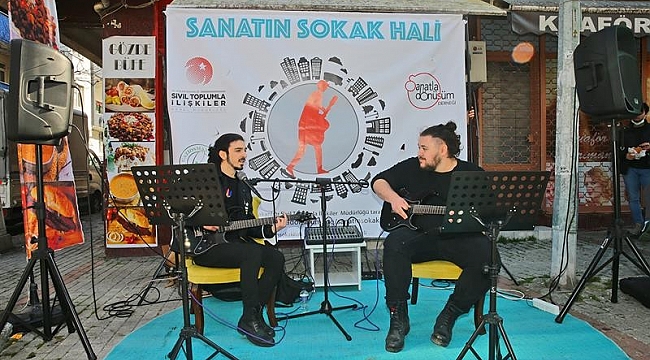 Sanat sokağa taşındı