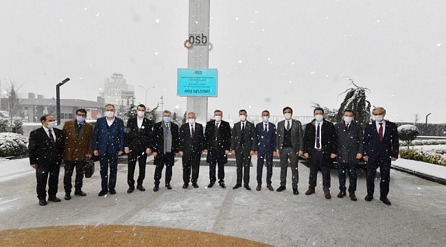 Sanayi ve Teknoloji Bakan Yardımcıları Kayseri OSB'ni Ziyaret Etti