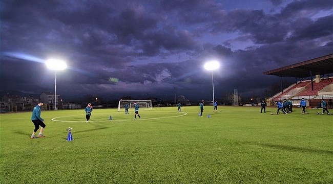 Sandıklıspor'da gece idmanı sevinci