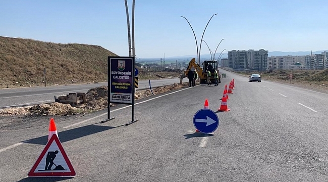 Şanlıurfa'da 20 noktada sinyalizasyon ve kavşak çalışması