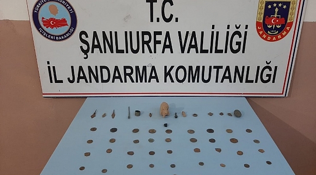 Şanlıurfa'da Roma dönemine ait tarihi eserler ele geçirildi
