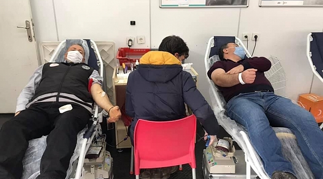 Şaphane'de kan bağışı kampanyası