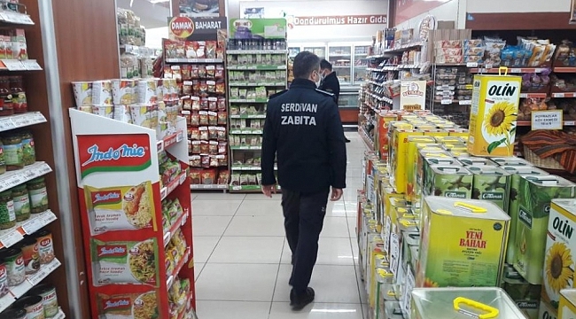 Serdivan'da korona virüs denetimi