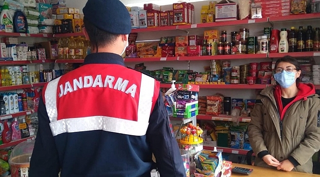 Seyitgazi'de Korona virüs denetimi yapıldı
