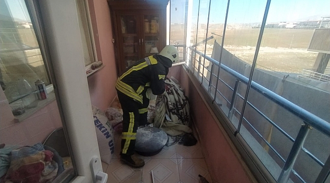 Siirt'te korkutan yangın