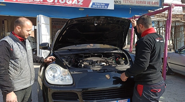 Siirt'te piyasa değeri 1 milyon lira olan lüks araca LPG takıldı