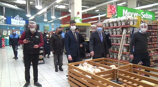 Silivri'de korona virüs denetimi