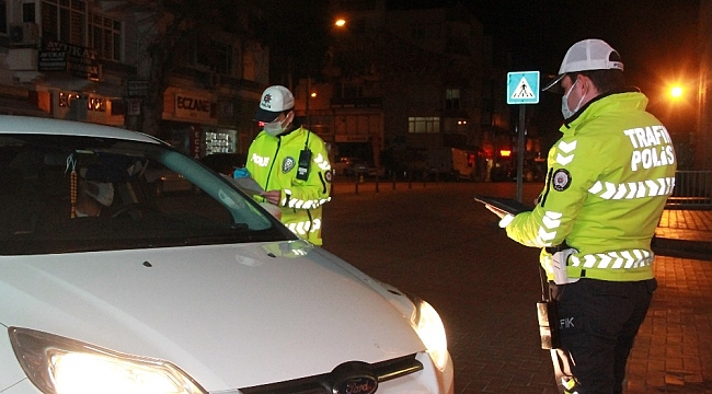 Sinop'ta 95 araç trafikten men edildi