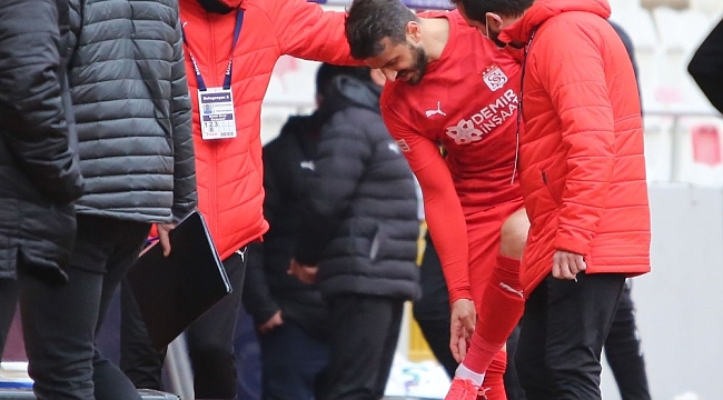 Sivasspor'da Caner Osmanpaşa sakatlandı!