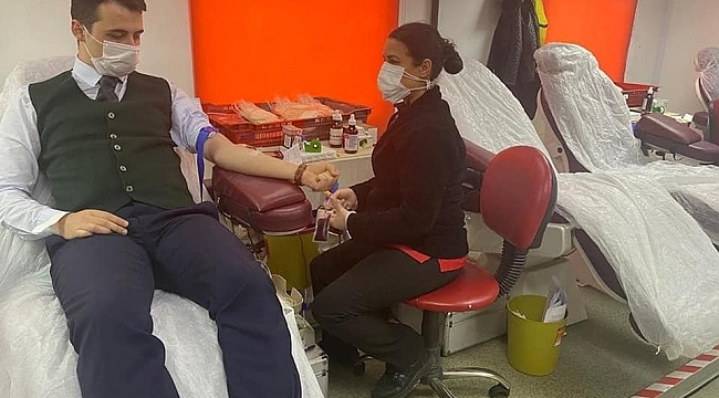Sultanhisar'da kan bağışı kampanyası düzenlendi