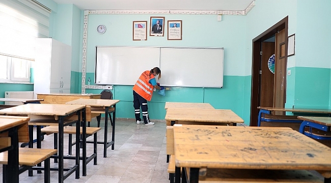Talas Belediyesi okulları yüz yüze eğitime hazırladı