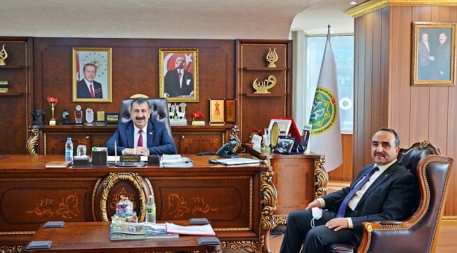 Tarım ve Orman Bakanı Yardımcısı Özkaldı, TÜDKİYEB'i ziyaret etti