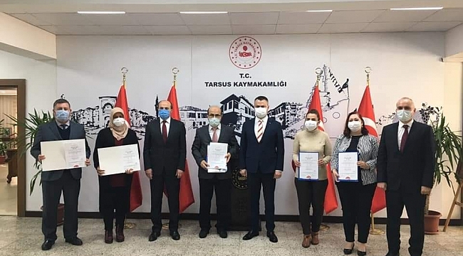 Tarsus'ta 128 okula 'Okulum Temiz' belgesi verildi