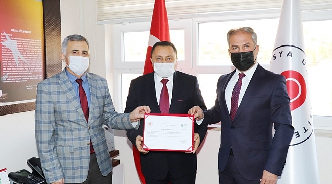 Taşova Yüksekokulu'na 'Sıfır Atık Yetki Belgesi'