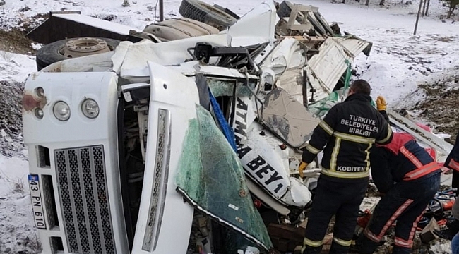 Tavşanlı'da trafik kazası: 1 yaralı