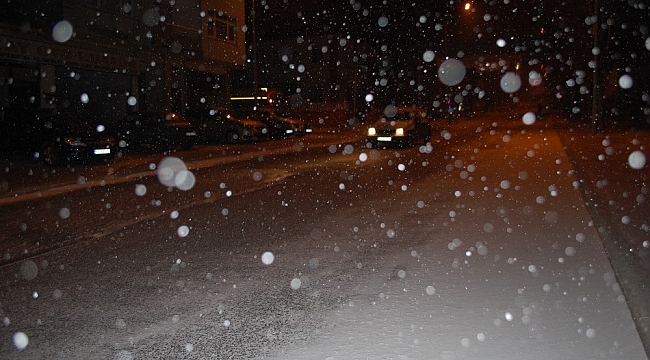 Tekirdağ'da kar yağışı