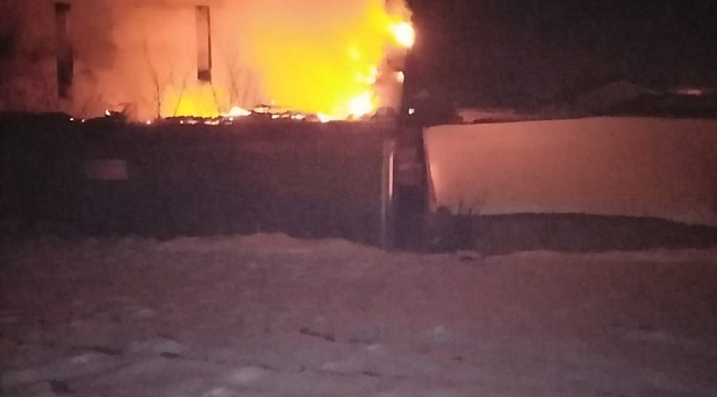 Tekirdağ'da şofben patladı: Ev cayır cayır yandı