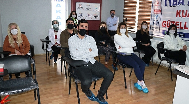 Tiba Akademi'de mesleki yeterlilik sınavı