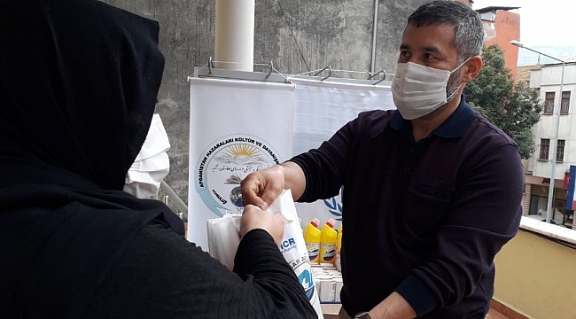 Trabzon'daki mültecilere ısıtıcı yardımı