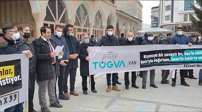 TÜGVA Van İl Temsilciliğinden Boğaziçi tepkisi