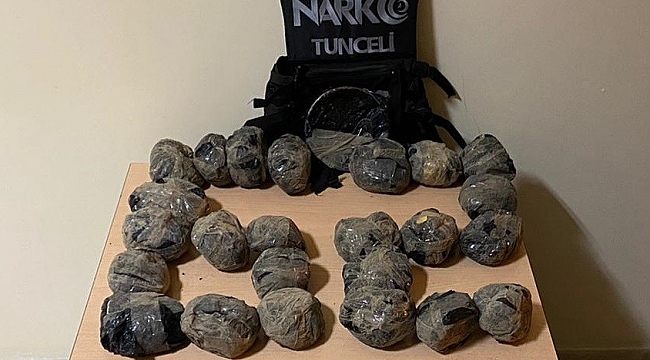 Tunceli'de uyuşturucu ile mücadele, 1 yılda 159 şahsa işlem yapıldı