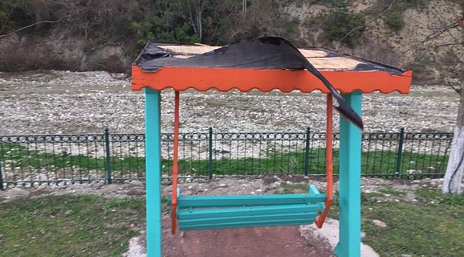 Türkeli'de şiddetli fırtına