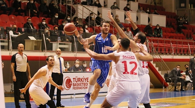 Türkiye Basketbol Ligi: Samsunspor: 74 - Kocaeli Büyükşehir Belediyesi Kağıtspor: 71