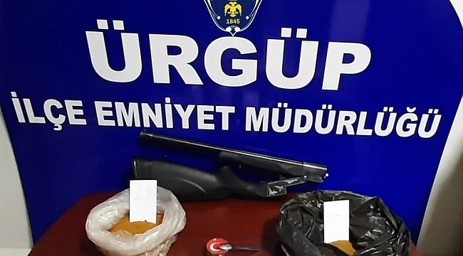 Ürgüp'te uyuşturucu taciri 1 kişi tutuklandı