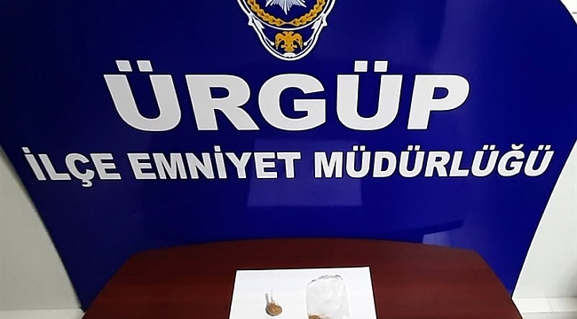 Ürgüp'te uyuşturucudan 2 şüpheli yakalandı