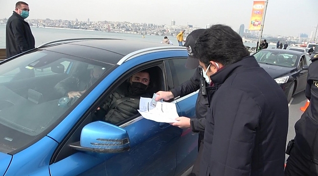 Üsküdar'da bugüne kadar sokağa çıkma kısıtlamasını ihlal eden 2 bin 863 kişiye para cezası uygulandı