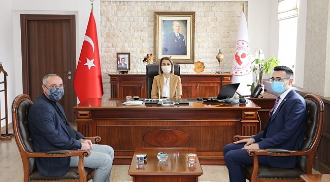 Vali Becel, Acıgöl'de ziyaretlerde bulundu