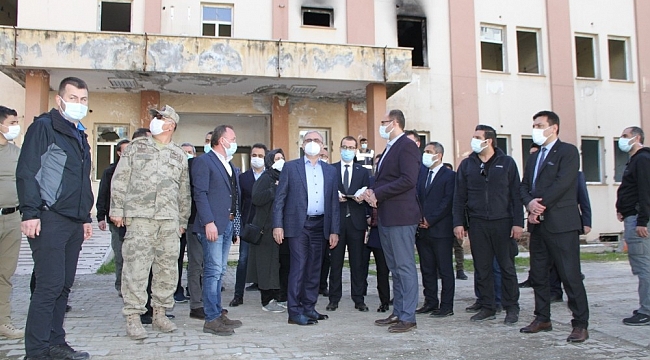 Vali Karaloğlu, Bismil'de yapımı devam eden projeleri inceledi