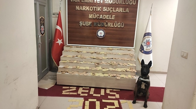 Van'da 22 kilo 780 gram eroin ele geçirildi