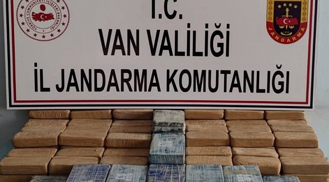 Van'da 72 kilogram eroin ele geçirildi