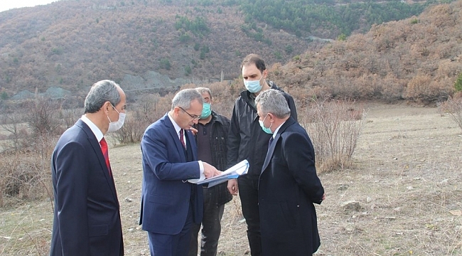 Yangında evlerini kaybedenler için yeni yerleşim yeri