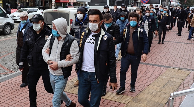 Yasadışı bahis şüphelisi 13 kişi adliyeye sevk edildi
