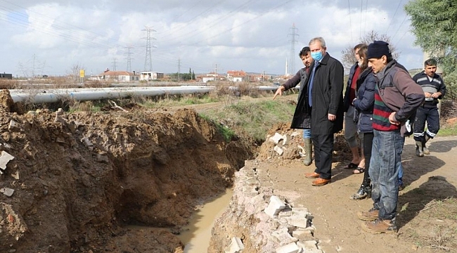 Yaşanan sel sonrası Soma'da yaralar sarılıyor