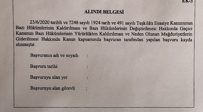 Yassıada mağduriyeti için başvurular başladı
