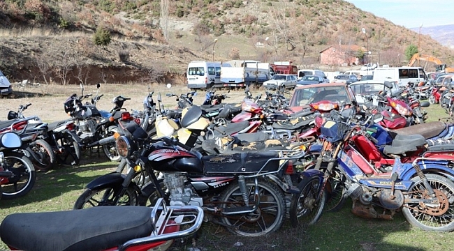 Yedieminde bulunan motosikletler satılıyor