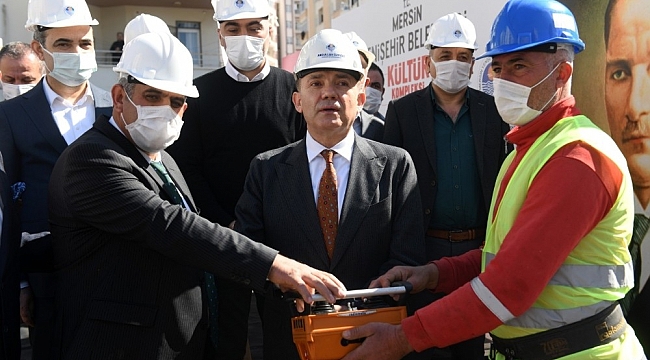 Yenişehir Belediyesi Kültür Kompleksinin temeli atıldı