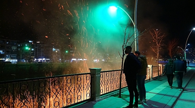 Yeşilırmak alev alev